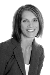 Black and white headshot of Linda M. O'Brien
