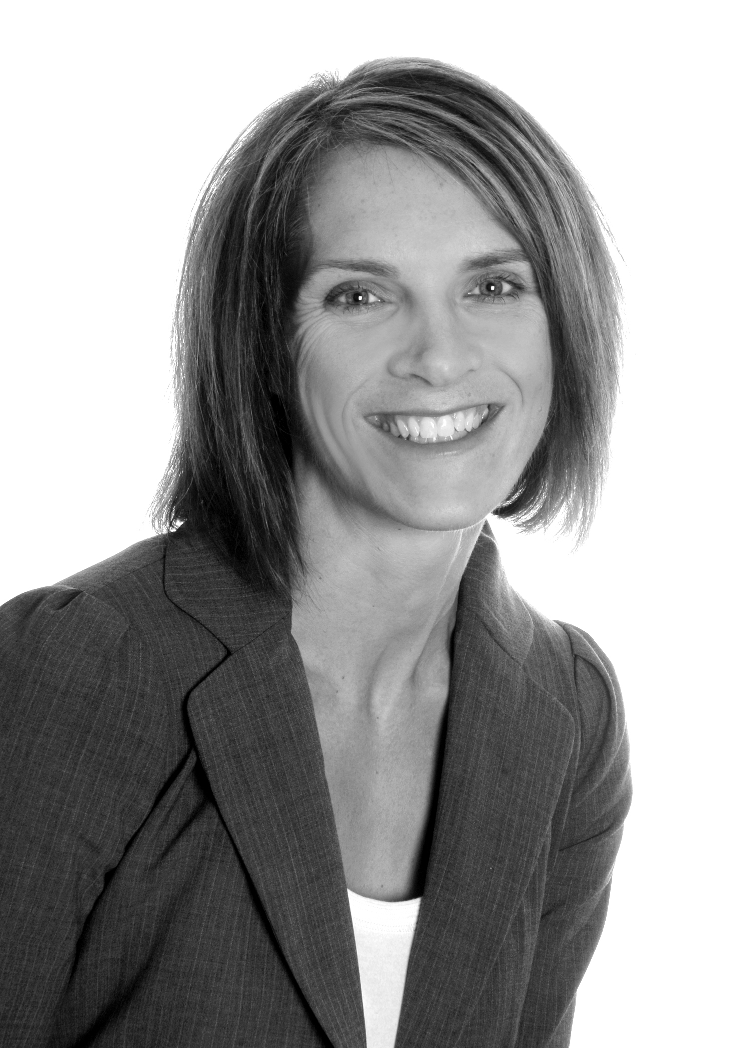 Linda O'Brien_final Black and white headshot of Linda M. O'Brien